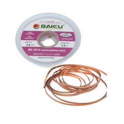 Baku Desoldering Wick Wire BK-2015 2.0mm/1.5m Baku Desoldering Wick Wire BK-2015 2.0mm/1.5m